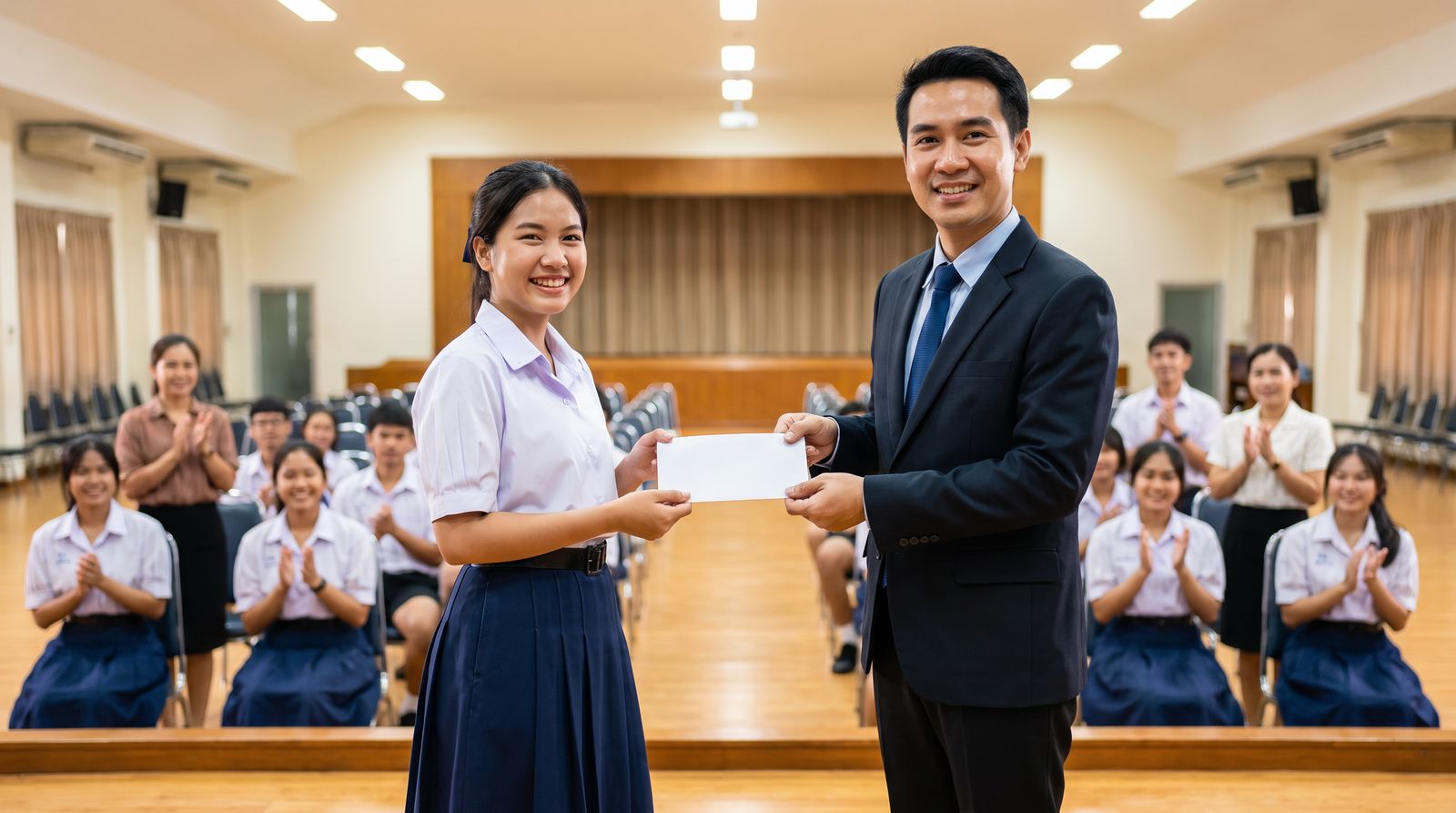 มอบทุนการศึกษา 500 ทุน ให้นักเรียนในชุมชนรอบโรงงาน